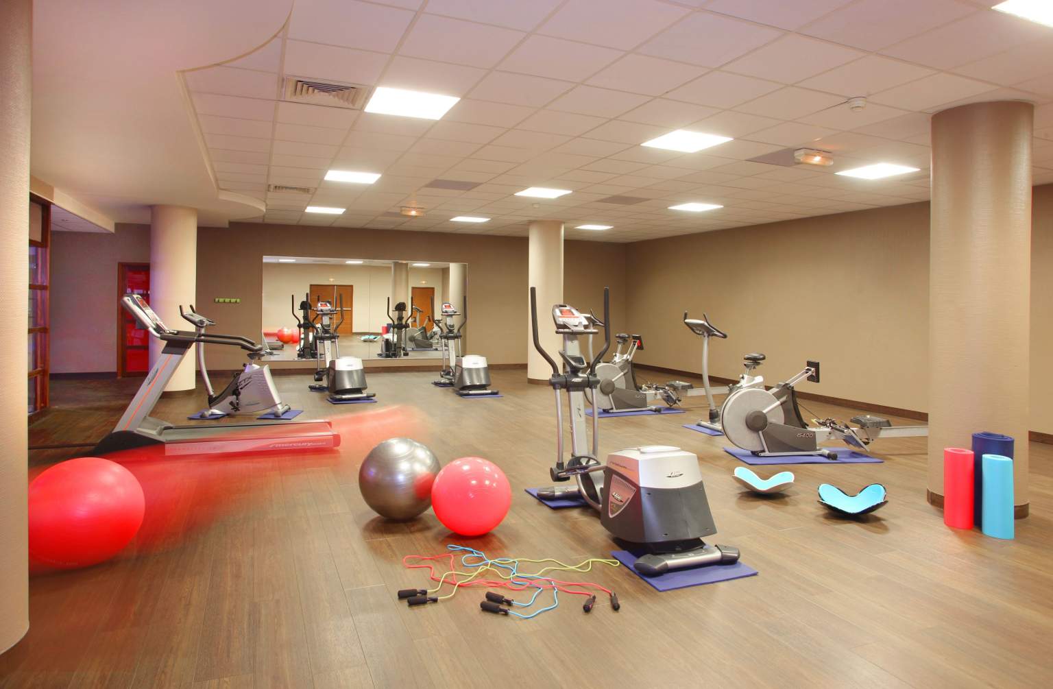 la salle de fitness, hotel plaza futuroscope